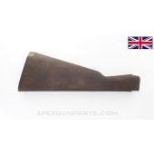 British Martini Henry MKI/MKII Buttstock, Dark Wood, Chipped, New MFG, *Good*