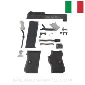 Tanfoglio Titan Pistol Parts Kit, Blued, Black Grips, w/ Magazine, 7rd, Cal. .25 *Good*