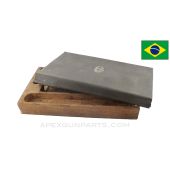 Brazilian Madsen LMG Gunner's Kit "A" Wood Insert w/ Lid, Stripped *Fair*