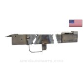 AK Trunnion Set, Front and Rear, with Trigger Guard &amp; Bullet Guide, Stamped Demilled Receiver Sections, US Made *Unused*