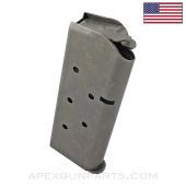 Colt 1911 Officer / DFR Magazine, 7rd, .45 Auto, Stainless Steel *NEW*