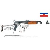 Yugoslavian M70AB1 Under Folder Parts Set, Flat Trunnion, 7.62X39 *Good*