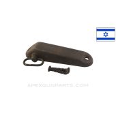 UZI Wood Stock Buttplate, w/ Screws *Good*