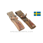 Swedish Mauser Bayonet Frog, Leather *Good* 