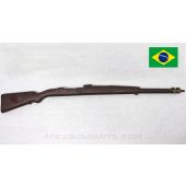 Brazilian 1908 Mauser Stock Set, 43.5", Floral Cartouche, Wood, *Fair*