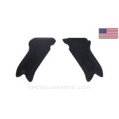 Luger P-08 Black Widow Grips, Black Polymer, *New Manufactured*
