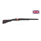 P14 Enfield Rifle Stock, 42", Partially Stripped, w/ Volley Sight Cut, DP Notches, Wood, *Good* 