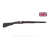 P14 Enfield Rifle Stock, 42", Partially Stripped, No Volley Sight Cut or Buttplate, DP Notches, Wood, *Good* 