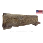 1918A2 BAR Buttstock, 1943-1945 Dated, Firestone Marked, Brown Fibreglass w/ Monopod Hole, Stripped *Fair* 