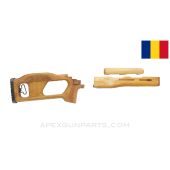 Romanian PSL/FPK Furniture Set, Wood, Project Stock Grip, *Good*