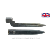 Enfield #9, MKI Bayonet With Scabbard, *Good* 