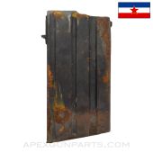 Yugoslavian Zastava M77 20rd Magazine, Blued Steel, 7.62 NATO, *Fair*
