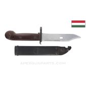 Hungarian AKM Type 1 Bayonet, w/ Steel Scabbard *Good* 