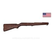 M1 Garand Stock, 29.5", w/ Handguard Ferrule & Swivel, Dark Wood, *NOS*