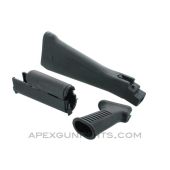 Romanian AK Stock Set, Complete, Polymer, Black *NOS* 