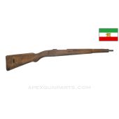 Iranian / Persian Mauser Model 49 Carbine Stock, 32", Large Sling Slot, Wood, *Good*