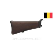 FN Model D Buttstock Assembly, w/ Buffer Mechanism and Butt Plate, Type 1, Wood *Good* 