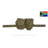 SADF Pattern 70 Kidney Webbing Set, Green Canvas *Very Good*