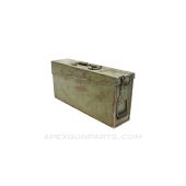Yugoslavian M53/MG42 Ammo Can, Green Painted, Bent/Missing Latch Handle, 7.92x57, *Poor*