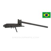 Brazilian IMBEL FAL Lower Receiver, Stripped, w/ Recoil Spring Tube, Refinished, *Very Good*