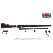 Enfield #4 MK1 Stock Set, 4-Piece, "DP" Marked, Wood, *Good* 