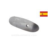 Spanish M1916 Mauser Buttplate, Curved Profile, Blued *Very Good*