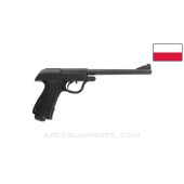 Polish Military WZ1970 Project Break-Action Barrel Air-Pistol, No Rear Sight & No Trigger Spring, 4.5mm/.177 Cal, *Good*
