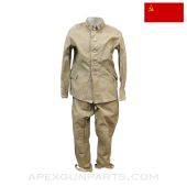 Soviet USSR "Afghanka" M69 Uniform Set, w/ Automobile Troop Collar Tabs *Good* 