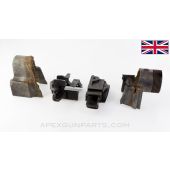 British Hotchkiss M1909 "Portative" LMG Partial Torch Cut Receiver Section Set, .303BR *Good*