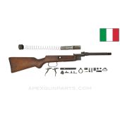 Beretta M38/49 (Model 4) SMG Parts Kit, w/ Original Live Barrel, Wood Stock, 9mm Luger *Good* 