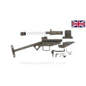 British STEN Mk III SMG Parts Kit, w/ "T" Stock, 9mm Luger *Good*