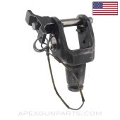 M249 & M240 Pintle for M122A1 Tripod & M197 Mount, w/ Pin *Very Good* 