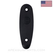 Remington Model 510 / 512 / 514 / 550 Rifle Buttplate, Black Polymer, *New Manufactured*