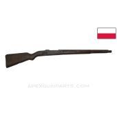 Polish K98AZ Mauser Stock, 37", Depot Modified Length, Stripped w/ Buttplate & German Modified Stock Disk, Wood *Fair*