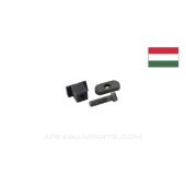 Hungarian AMD-65 Pistol Grip Screw, Plate & Nut, Short, *Good*