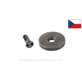 Czech VZ-24 Mauser Stock Disc, w/ Mount Screw, Unmarked, *Very Good* 