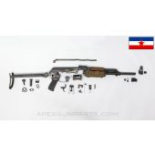 Yugoslavian M72AB1 (RPK) Parts Kit, w/ Balkan Conflict Handguard Set, No Detachable Bipod, 7.62x39 *Good*