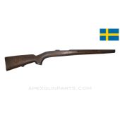 Swedish Mauser Rifle Stock, Modified Length to 35", Modified Grip, Wood, *Very Good*