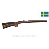 Swedish Mauser Rifle Stock, Modified Length to 35", Modified Grip, Wood, *Good*
