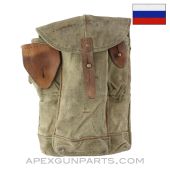 Combloc / Russian AK 3-Cell Magazine Pouch, Canvas *Good* 