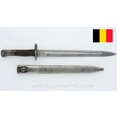 FN Model 24 Bayonet, w/ Scabbard *Good*