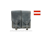 Austrian STG58 FAL Magazine Pouch, Leather, *Good*