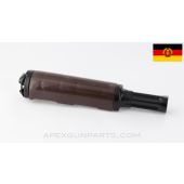 East German AK-74 MPi-AKS-74 Gas Tube, w/ Brown Polymer Upper Handguard, *Very Good*