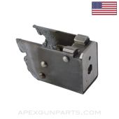 AK Pistol Trunnion, Attached to Demilled Receiver Section, US Made, *Very Good*