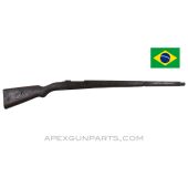 Brazilian 1908 Mauser Stock, 43.5", Stripped, Star Cartouche, Wood, *Good* 