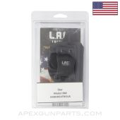 L.A.G. Tactical Star Model BM Pistol IWB Holster, Ambidextrous, Black Polymer *NIW* 