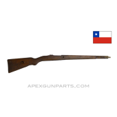Chilean 1912 Mauser Carbine Stock, 37.5", 1.25" Bayonet Lug, Stripped, *Good* 