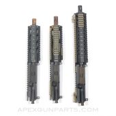 AR15 Upper Receiver, Mixed Manufacture, Quad Rail Handguard, Short Barrels, .223 *USED*