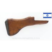 UZI Buttstock, No Stock Bracket, Type 4, Quick Detach, Wood, *Good*