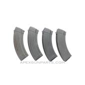 Mixed European AK-47 Magazines, 30rd, Steel, 7.62x39 *Very Good*